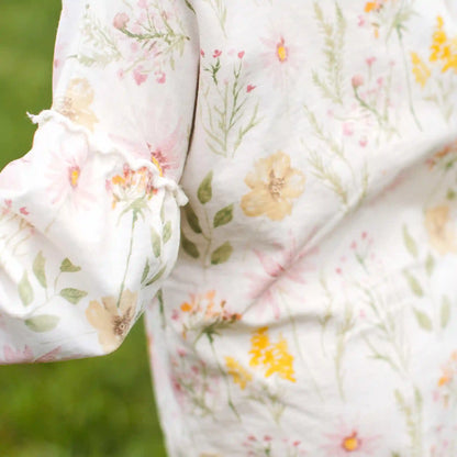 Wild Floral Organic Girl Sweatshirt Set