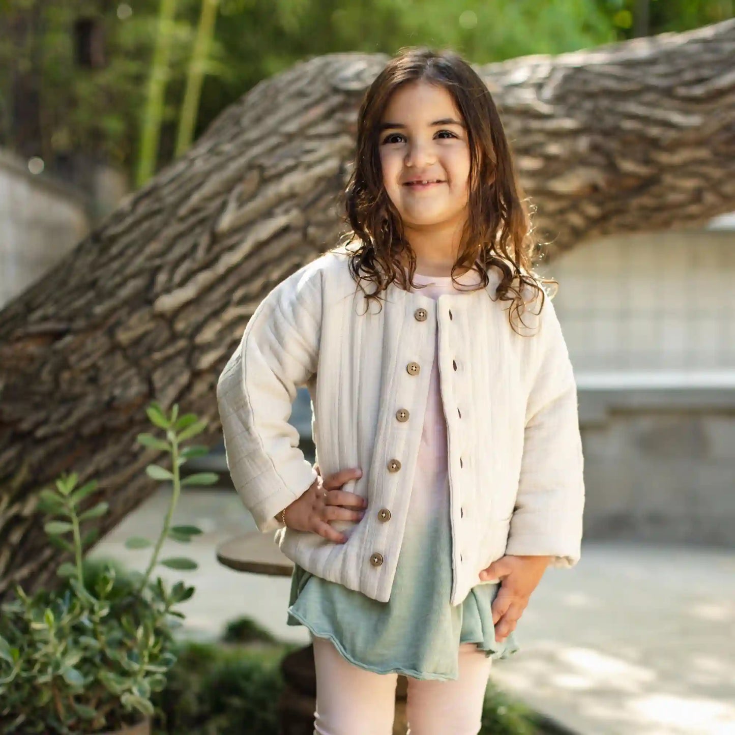 Organic Cotton Quilted Jacket