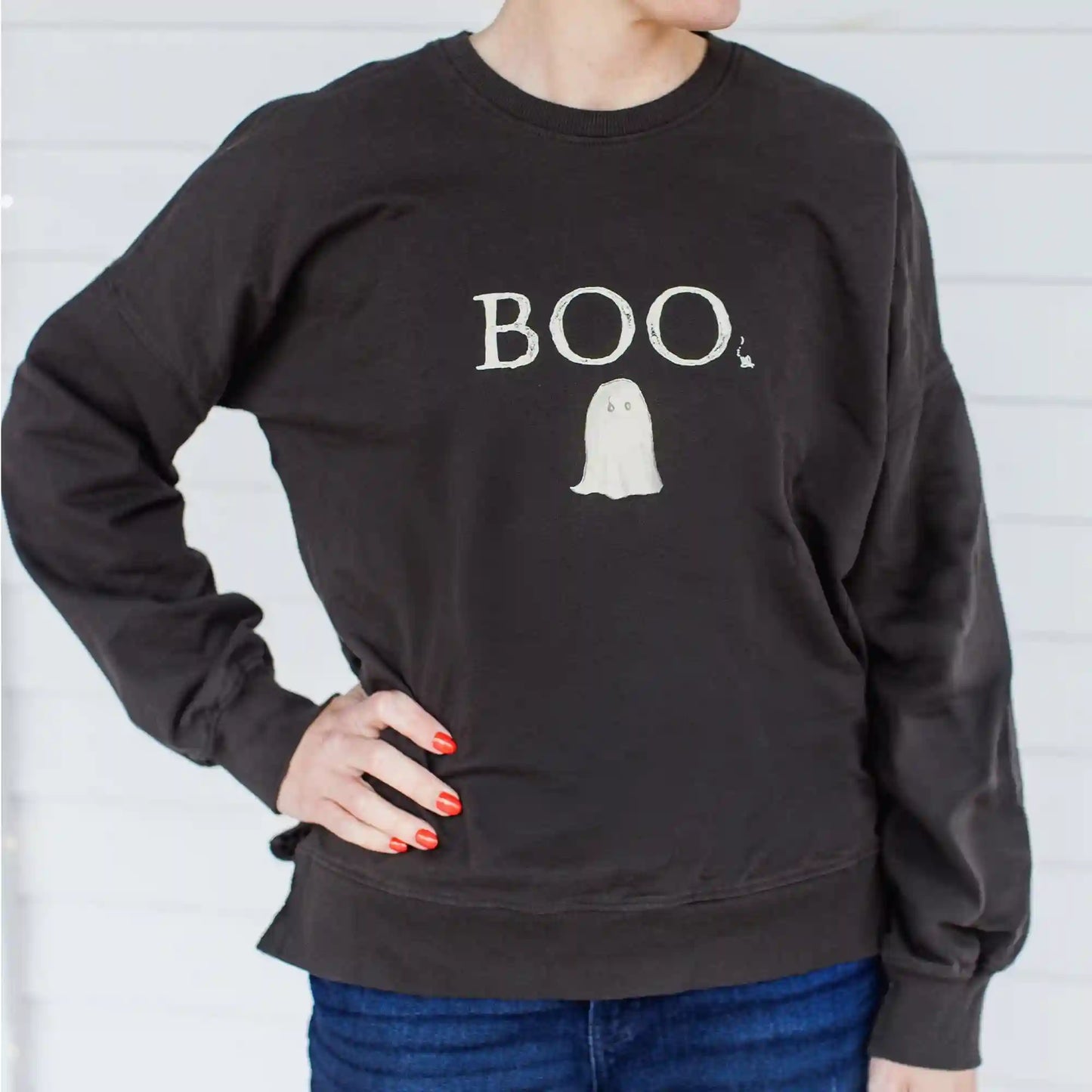 Boo Organic Cotton Matching Women's Sweatshirt
