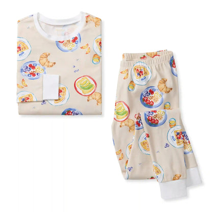 Breakfast In Bed Mommy & Me Matching Organic Women's Pajamas