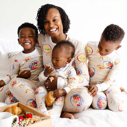 Breakfast In Bed Mommy & Me Matching Organic Women's Pajamas
