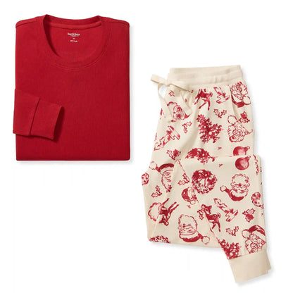 Nostalgic Christmas Family Matching Organic Cotton Women's PJ Set