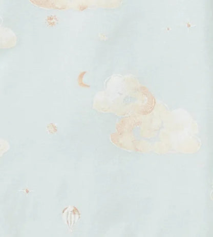 Good Night Sky Organic Warmer Beekeeper™ Wearable Baby Blanket - Ice Flow