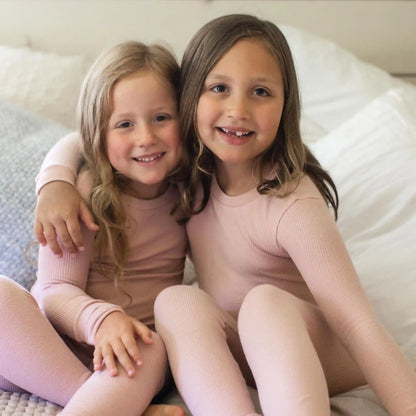 Honeysoft™ Mommy & Me Thermal Lyocell Adult Pajamas - Persian Rose