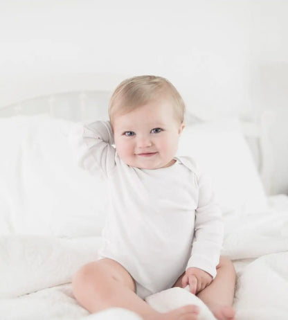 Bee Essentials Organic Long Sleeve Baby Bodysuit 5 Pack