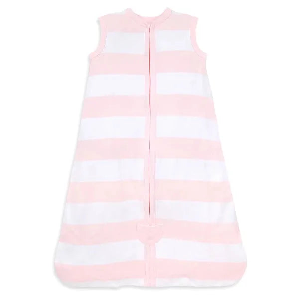 Rugby Stripe Organic Beekeeper™ Wearable Baby Blanket - Blossom