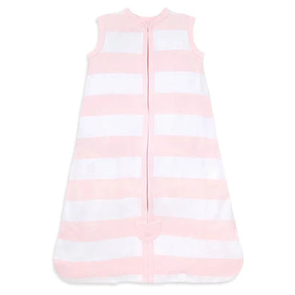 Rugby Stripe Organic Beekeeper™ Wearable Baby Blanket - Blossom