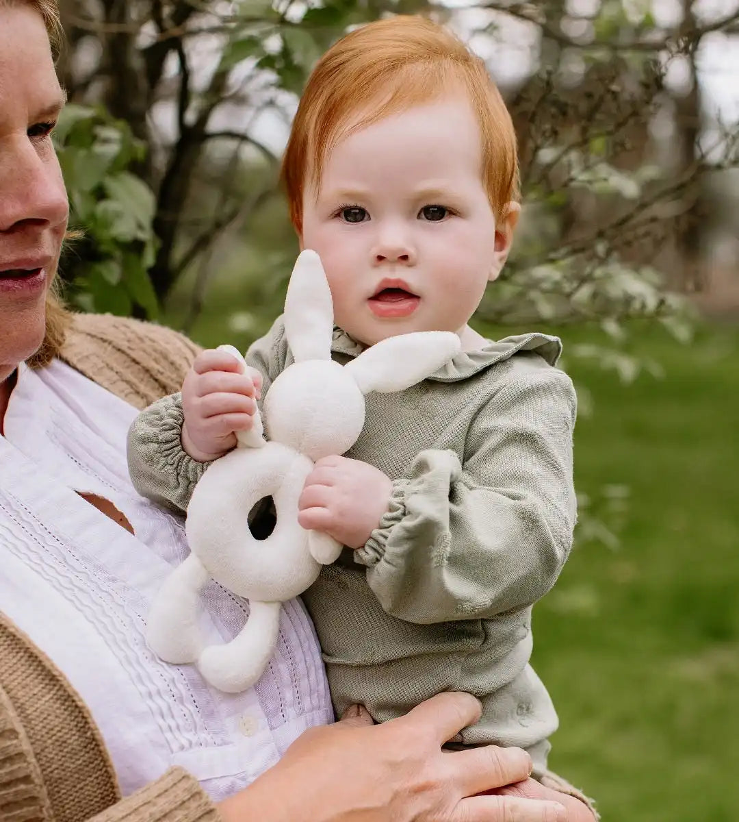 Bunny Plush Baby Rattle