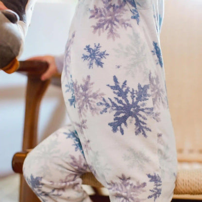 Snowflake Flurries polarbee™ Repreve® Microfleece Pajamas